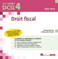 Droit fiscal : DCG 4, 2024-2025