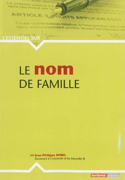 Le nom de famille