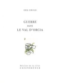 Guerre dans le Val d'Orcia : un journal de la guerre en Italie, 1943-1944