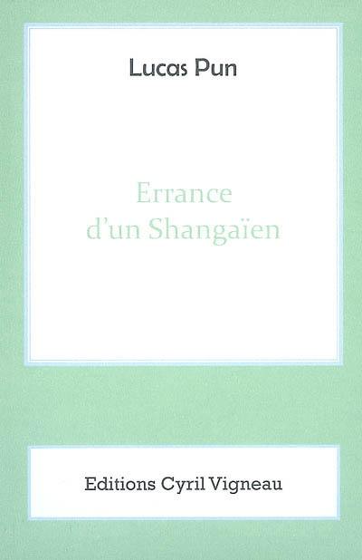 Errance d'un Shanghaien