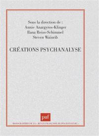 Créations, psychanalyse