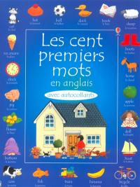 Les cent premiers mots en anglais avec autocollants