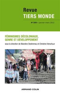 Tiers monde, n° 209. Féminismes décoloniaux, genre et développement