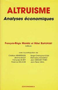 Altruisme, analyses économiques