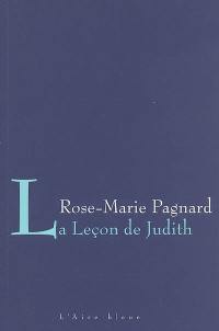 La leçon de Judith : récit