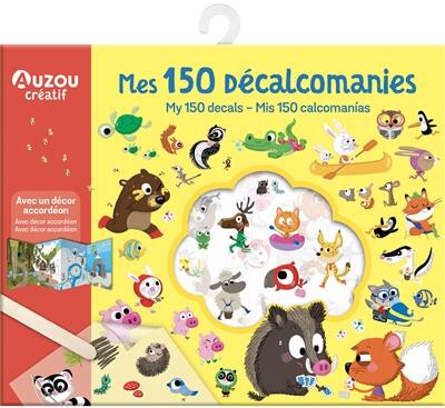 Mes 150 décalcomanies. My 150 decals. Mis 150 calcomanias