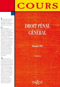 Droit pénal général