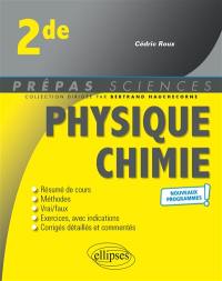 Physique chimie 2de : nouveaux programmes