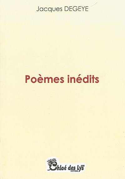 Poèmes inédits