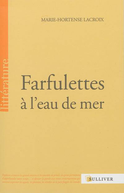 Farfulettes à l'eau de mer