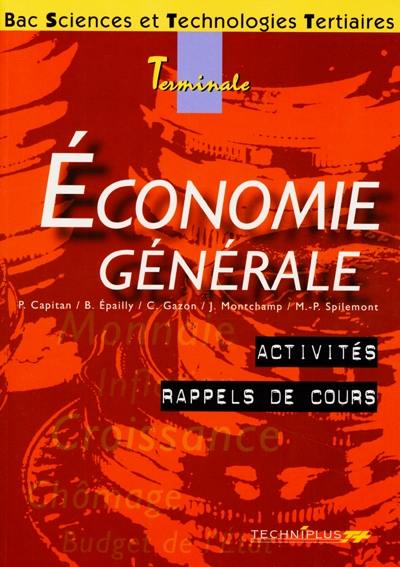 Economie générale, terminale STT