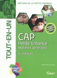 CAP petite enfance, matières générales : tout-en-un