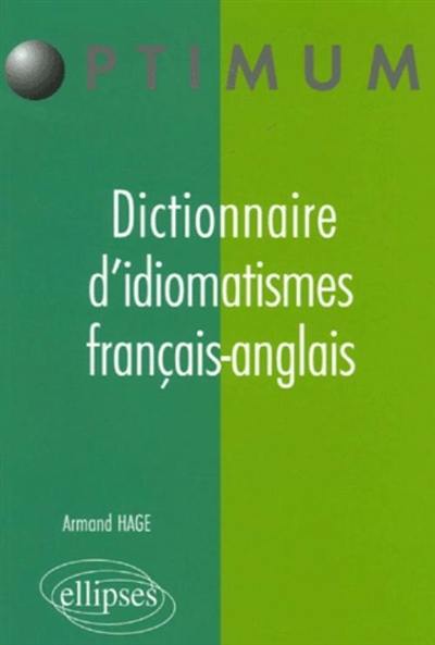 Lexique d'idiomatismes français-anglais