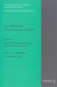 Les difficultés économiques en droit