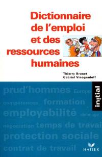 Dictionnaire de l'emploi et des ressources humaines