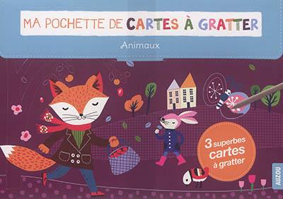 Ma pochette de cartes à gratter : animaux