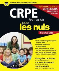 CRPE tout-en-un pour les nuls : concours professeur des écoles