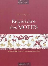 Répertoire des motifs : plus de 1.200 symboles à broder au point de croix