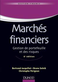 Marchés financiers : gestion de portefeuille et des risques