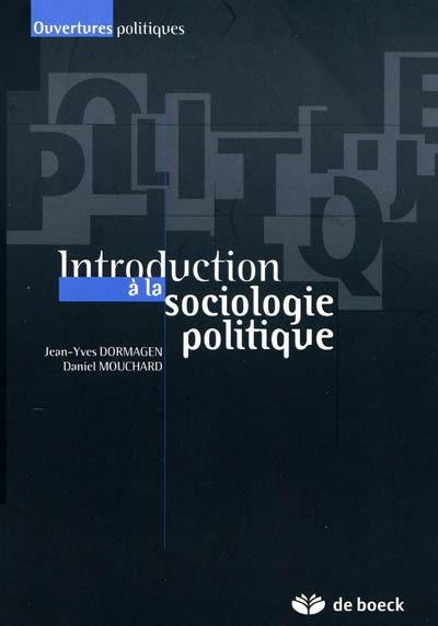 Introduction à la sociologie politique