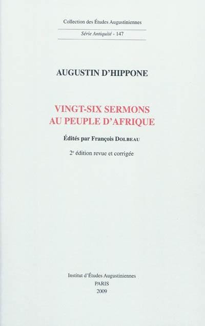 Vingt-six sermons au peuple d'Afrique