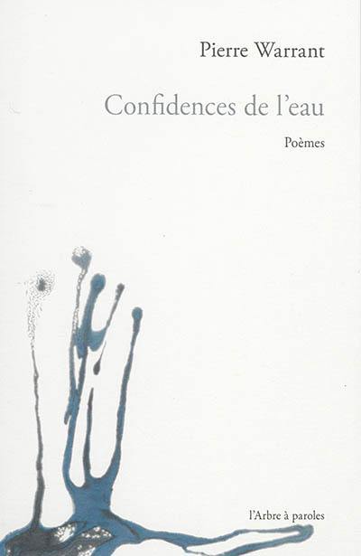 Confidences de l'eau : poèmes