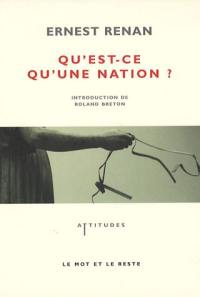 Qu'est-ce qu'une nation ?