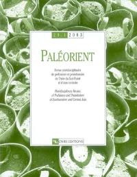 Paléorient, n° 29-1