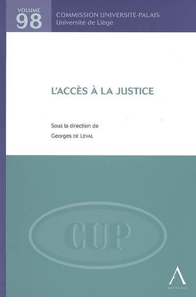 L'accès à la justice