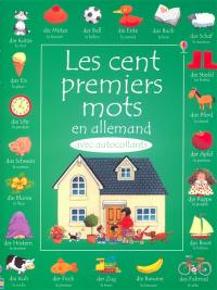 Les cent premiers mots en allemand avec autocollants