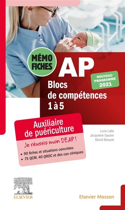 Mémo-fiches AP : blocs de compétence 1 à 5 : nouveau programme 2021