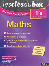 Maths 1re S : nouveau programme