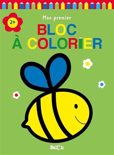 Abeille : mon premier bloc à colorier 2+