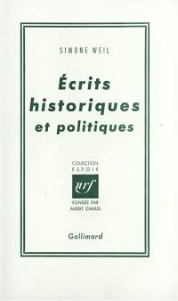 Ecrits historiques et politiques