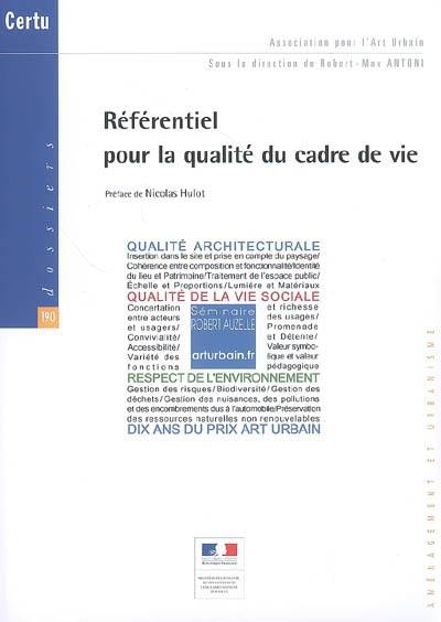 Référentiel pour la qualité du cadre de vie