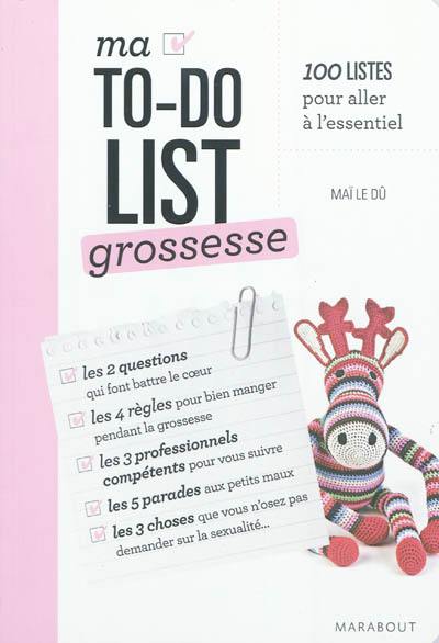 Ma to do list grossesse