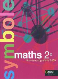 Maths 2e : nouveau programme 2009