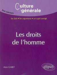 Les droits de l'homme