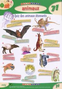 Quiz des animaux étonnants