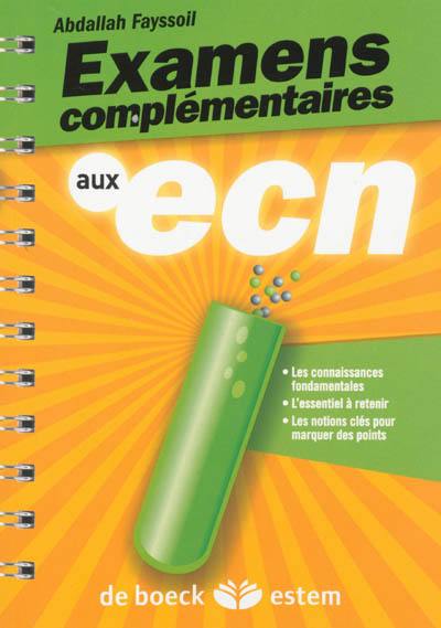 Examens complémentaires aux ECN