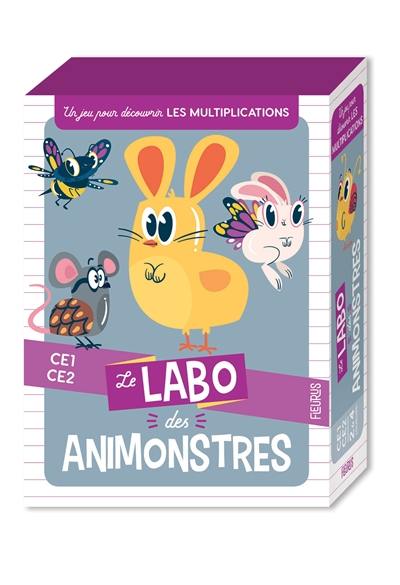 Le labo des animonstres : un jeu pour découvrir les multiplications : CE1, CE2