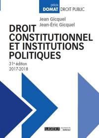 Droit constitutionnel et institutions politiques : 2017-2018