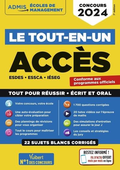 Accès : ESDES, ESSCA, IESEG : le tout-en-un, concours 2024