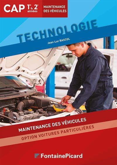 Technologie, CAP 1re & 2e année, maintenance des véhicules, option voitures particulières