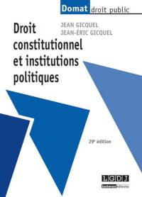 Droit constitutionnel et institutions politiques