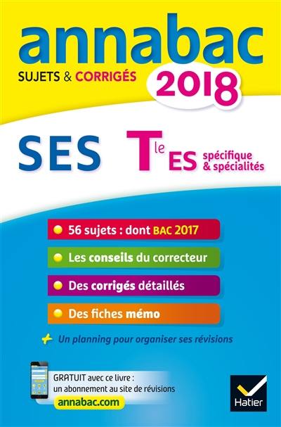 SES terminale ES spécifique & spécialités