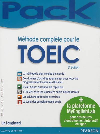 Pack méthode complète pour le TOEIC