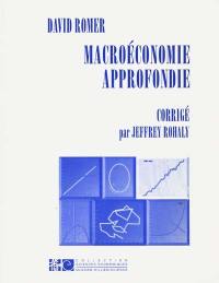 macroéconomie approfondie : corrigé