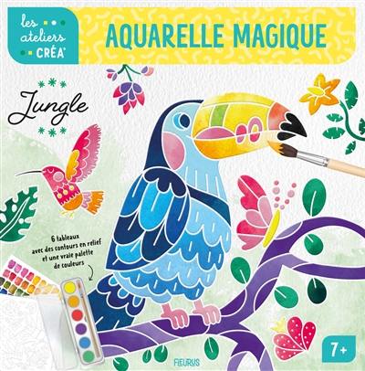 Aquarelle magique : jungle