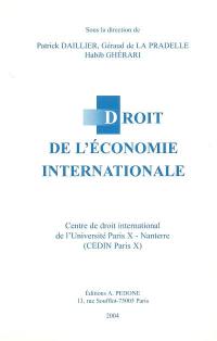 Droit de l'économie internationale